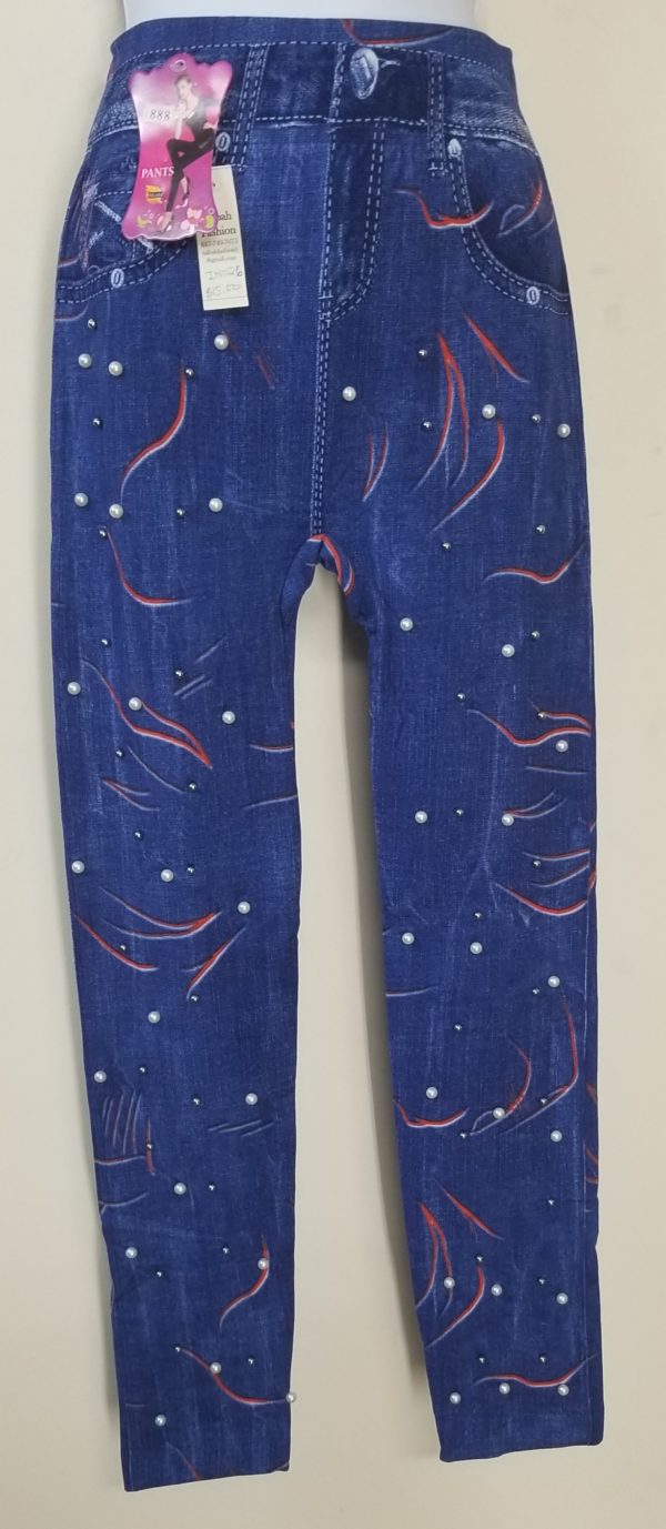 Blue Denim Legging - Image 2