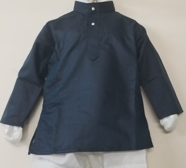 Ready-made Dark Blue Kids Kurta Pajama - Image 3