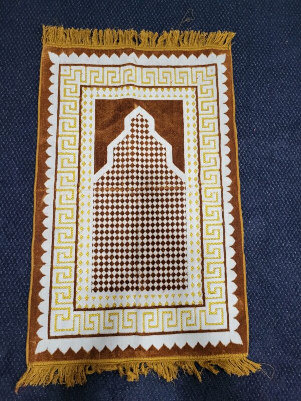 Golden Velvet JaaNamaz – Prayer Mat
