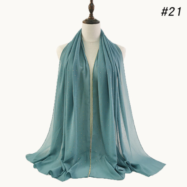Style1 - Diamond Chiffon Scarf #21