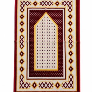 03 Red Velvet Prayer Mat – JaaNamaz