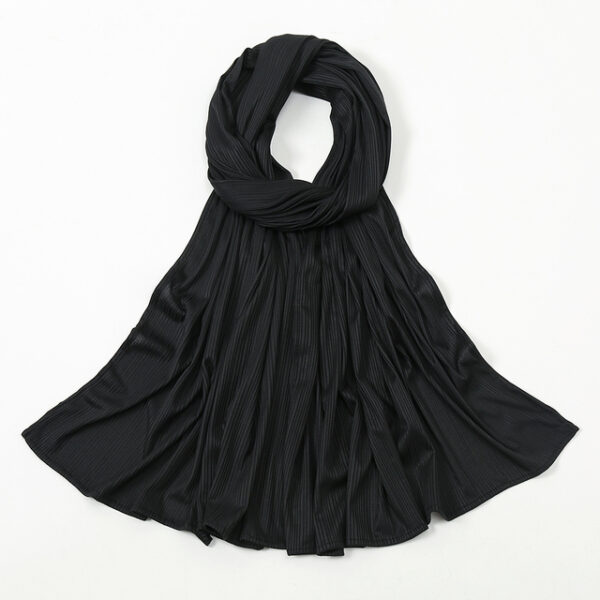Style-1_Beautiful Striped Cotton Jersey Scarf #01