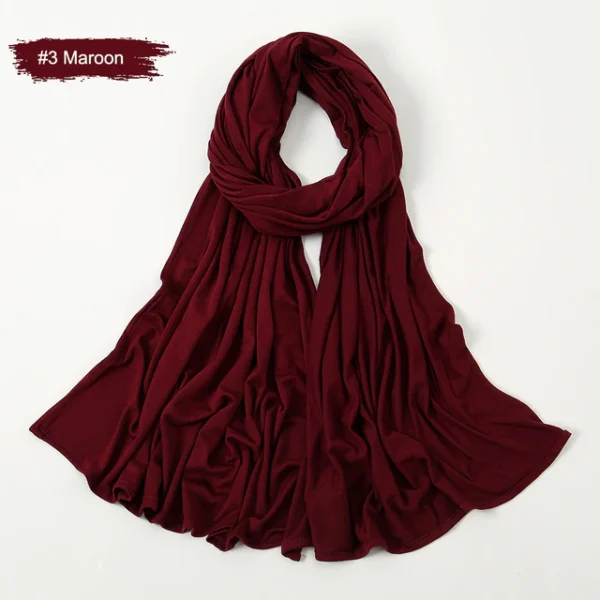 #03 Plain Premium Heavy Jersey Scarf