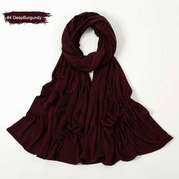 #04 Plain Premium Heavy Jersey Scarf