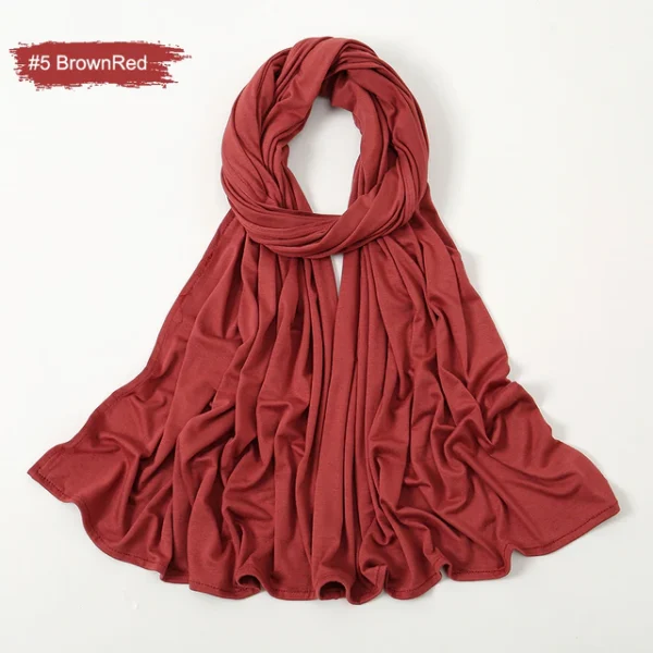#05 Plain Premium Heavy Jersey Scarf