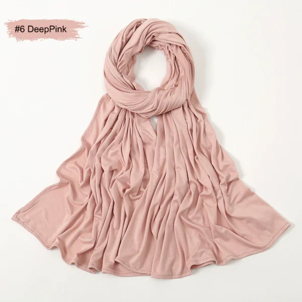#06 Plain Premium Heavy Jersey Scarf