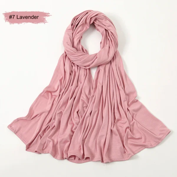 #07 Plain Premium Heavy Jersey Scarf