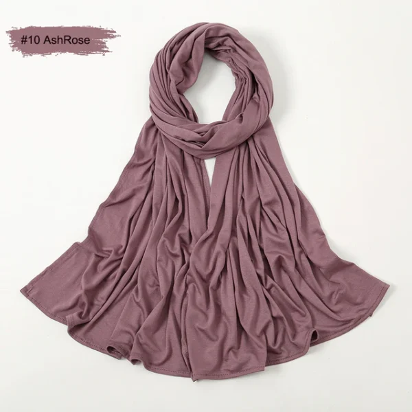 #10 Plain Premium Heavy Jersey Scarf