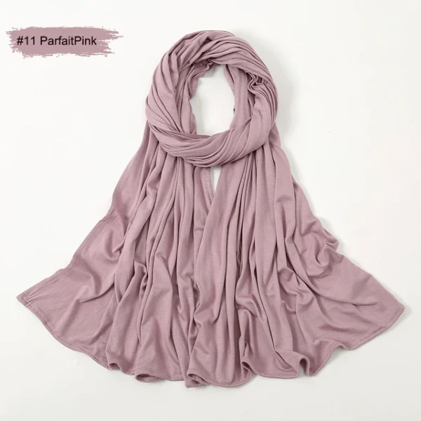 #11 Plain Premium Heavy Jersey Scarf
