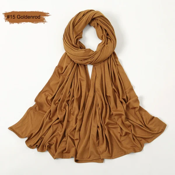 #15 Plain Premium Heavy Jersey Scarf