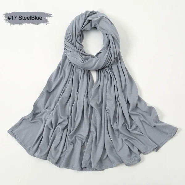 #17 Plain Premium Heavy Jersey Scarf