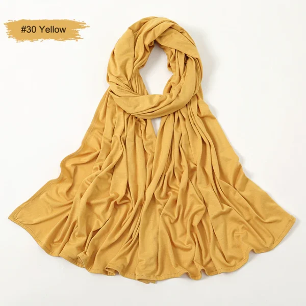 #30 Plain Premium Heavy Jersey Scarf
