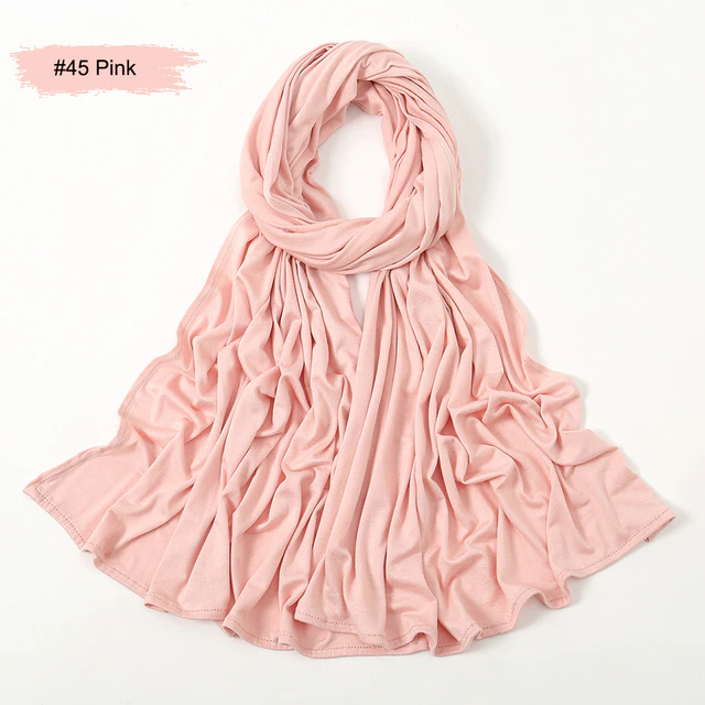 #45 Plain Premium Heavy Jersey Scarf