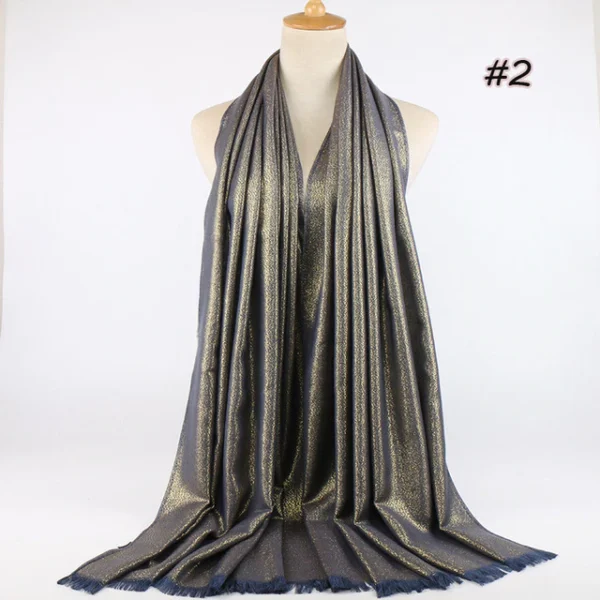 Style1 - Glitter Cotton Scarf #02
