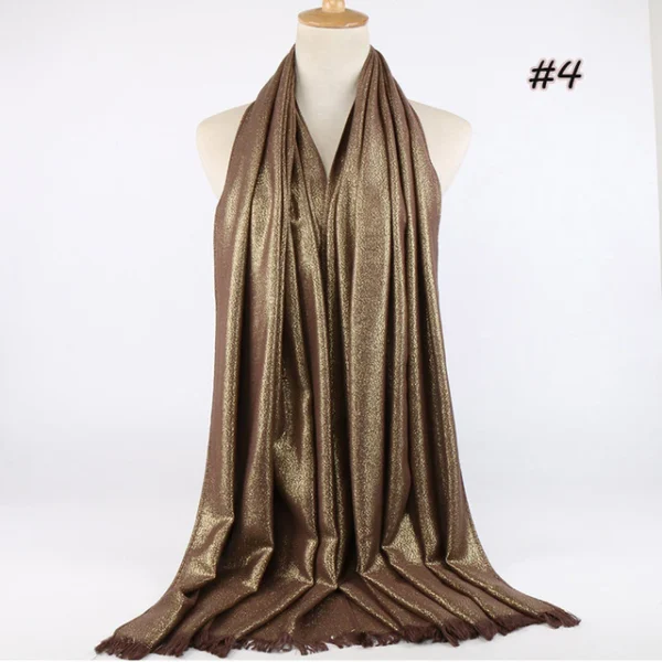 Style1 - Glitter Cotton Scarf #04