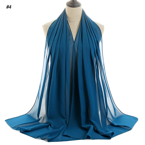 #04 Plain Chiffon Scarf