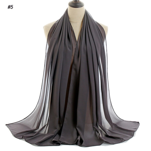 #05 Plain Chiffon Scarf