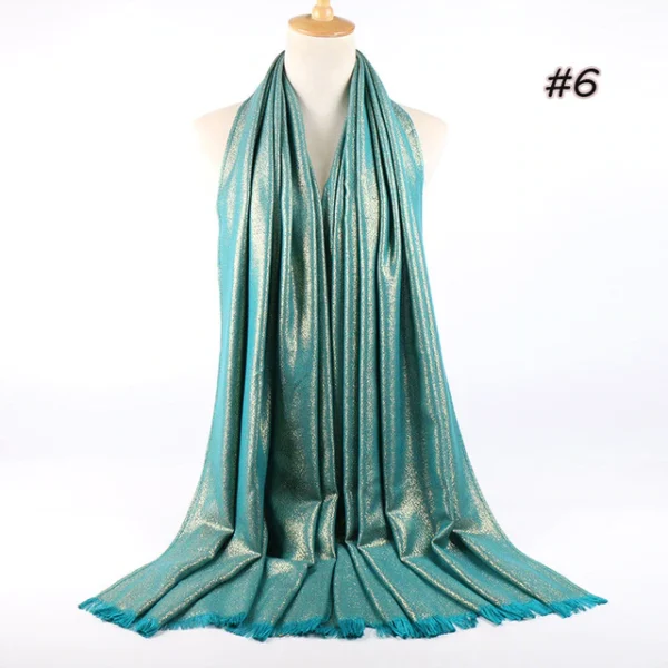 Style1 - Glitter Cotton Scarf #06