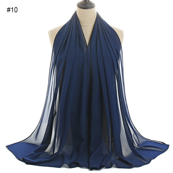 #10 Plain Chiffon Scarf