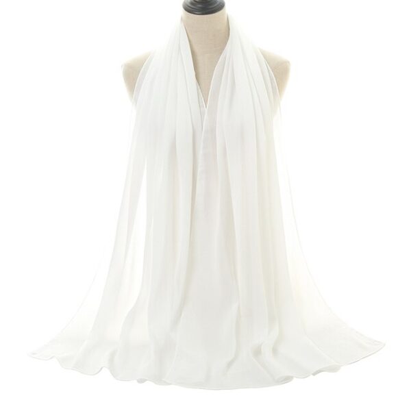 #13 Shiny Crinkle Satin Scarf