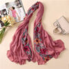 Style1 - Embroider Floral Scarf #01 - Image 2