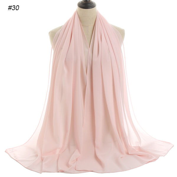 #30 Plain Chiffon Scarf