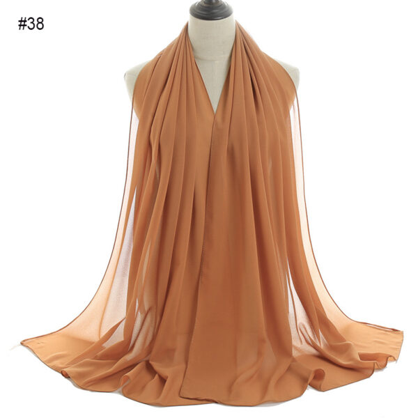 #38 Plain Chiffon Scarf