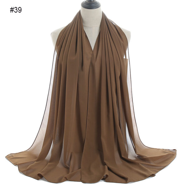 #39 Plain Chiffon Scarf