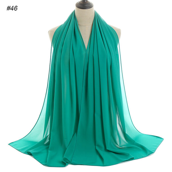 #46 Plain Chiffon Scarf
