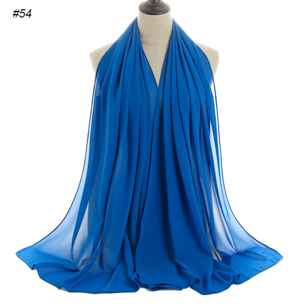 #54 Plain Chiffon Scarf