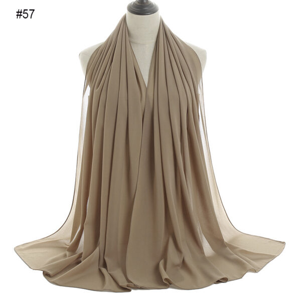 #57 Plain Chiffon Scarf