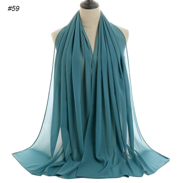 #59 Plain Chiffon Scarf