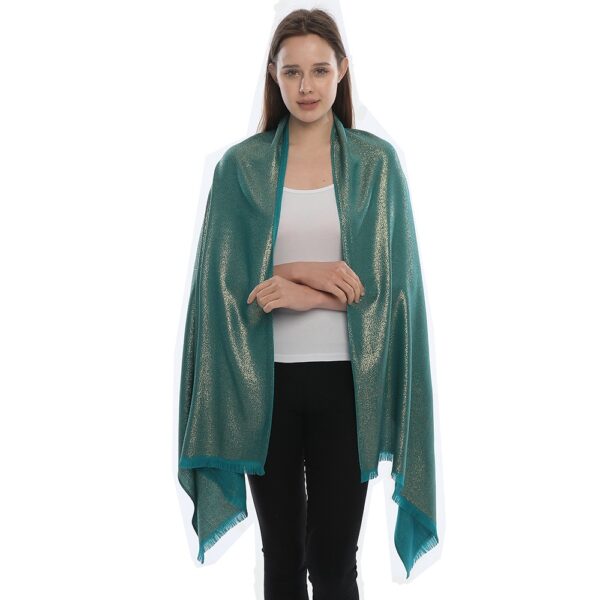 Style1 - Glitter Cotton Scarf #06 - Image 3