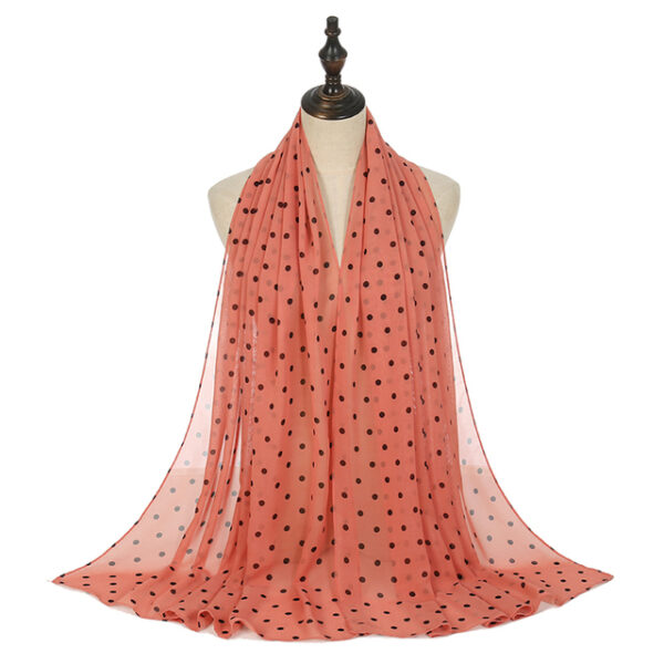 Style 1_Polka Dot Printed Chiffon #06