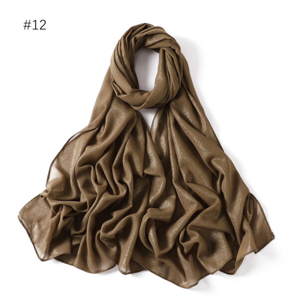 Style2 - Glitter Chiffon Scarf #12