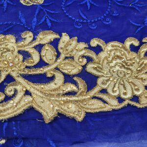 Net Saree with Semi Stitched Blouse & Matching Underskirts