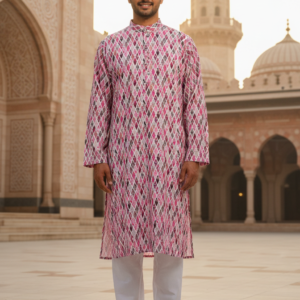 Size 42 Men Printed Kurta (Top only)