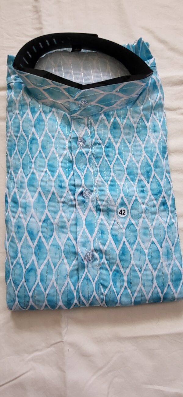 Size 42 Men Printed Kurta (Top only)