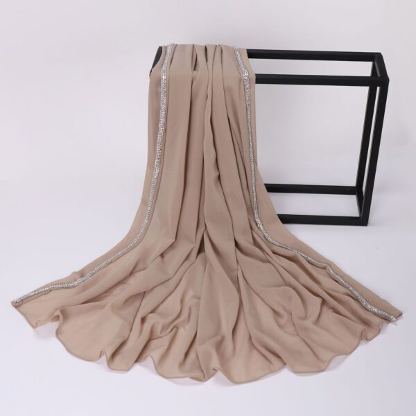 Style2 – Shiny Diamond Chiffon Scarf #10