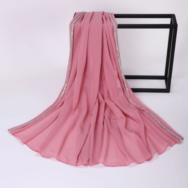 Style2 – Shiny Diamond Chiffon Scarf #09