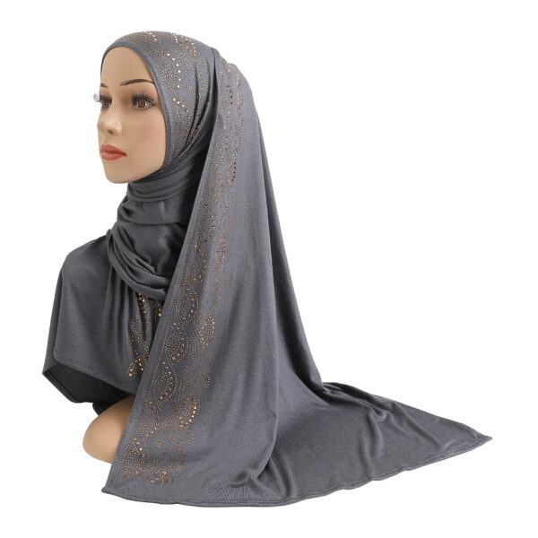 Style1 - Jersey Rhinestones Scarf #03