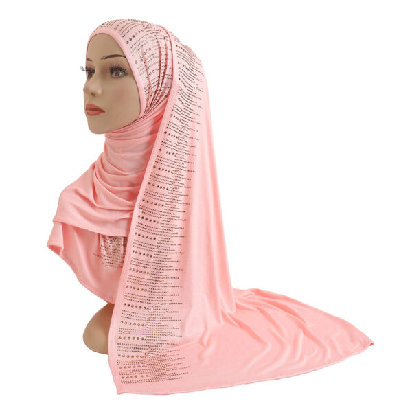 Style2 - Jersey Rhinestones Scarf #02