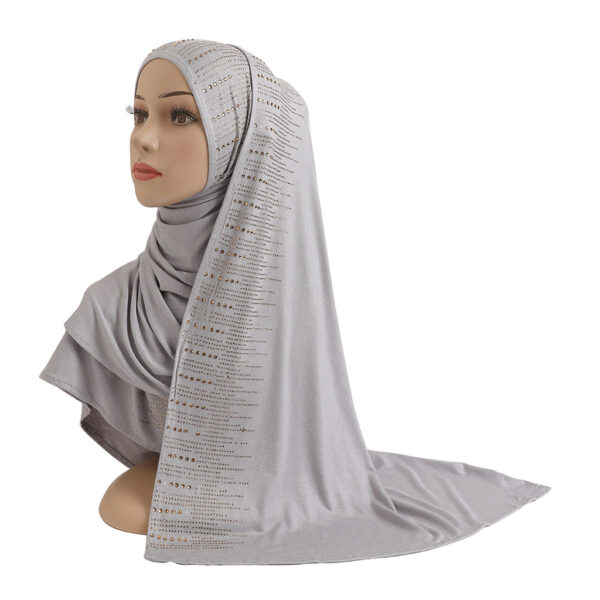 Style2 - Jersey Rhinestones Scarf #05