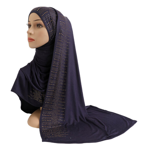 Style2 - Jersey Rhinestones Scarf #08