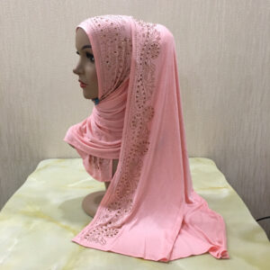 Style3 - Jersey Rhinestones Scarf #02
