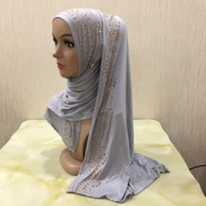 Style3 - Jersey Rhinestones Scarf #05