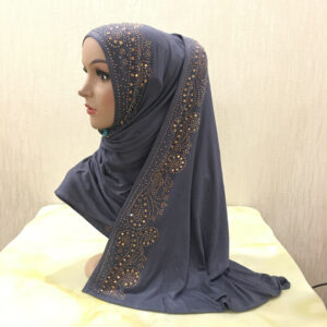 Style3 - Jersey Rhinestones Scarf #06