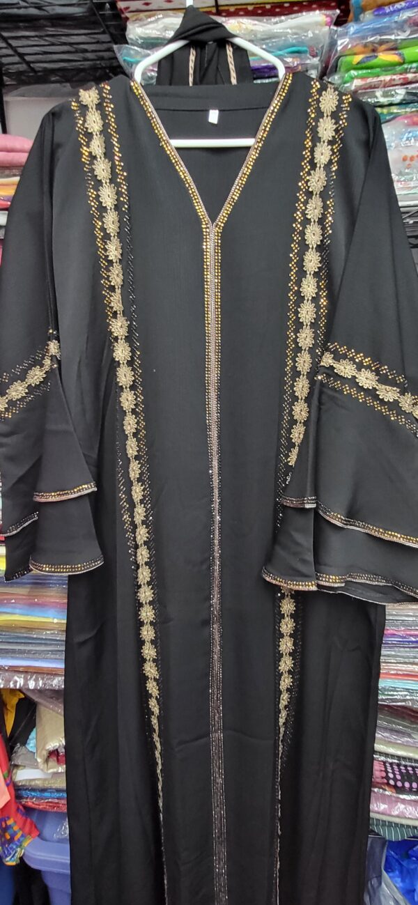 Woman Abaya Black (Size: 56, 58)