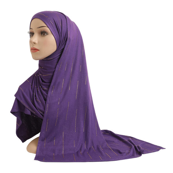 Style4 – Jersey Rhinestones Scarf #04
