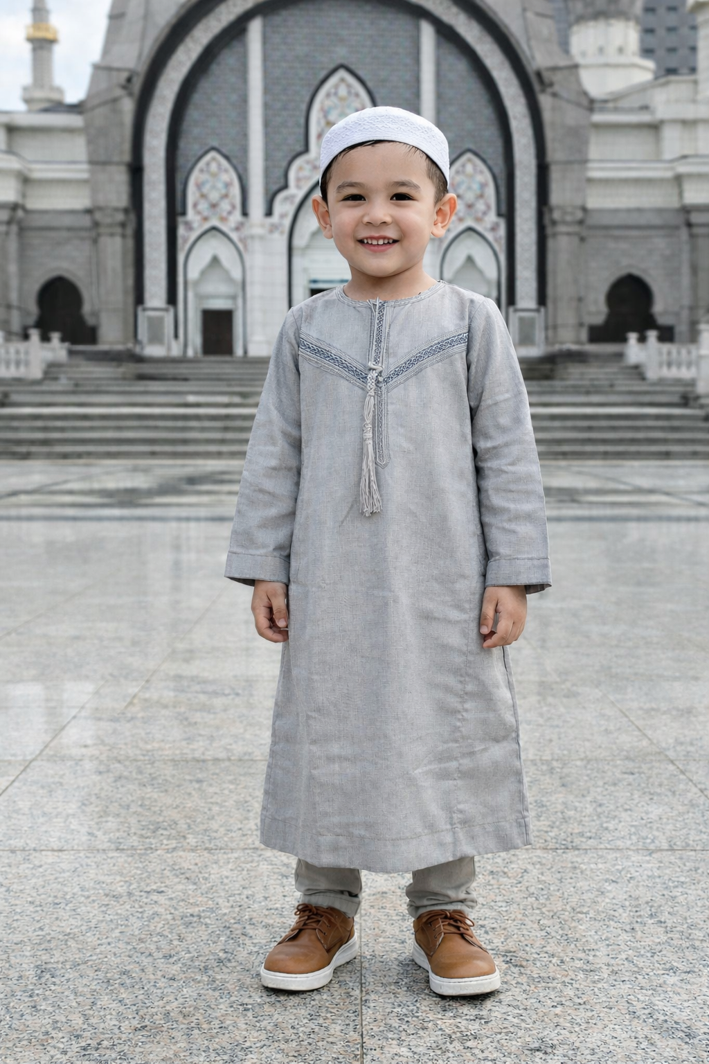 Size 24 - Boy Islamic Jubbah, Thobe (Al-Wisaam)